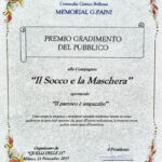 attestato premio del pubblico