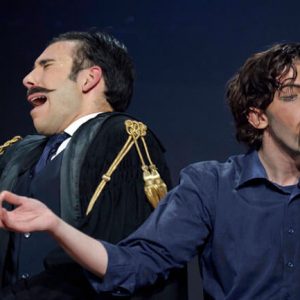 una scena della commedia